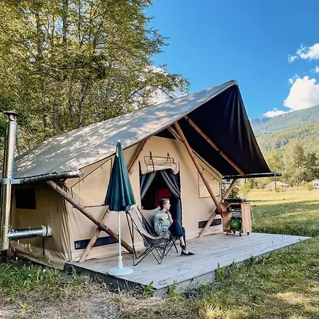 Huttopia Vallouise Buitenkant foto